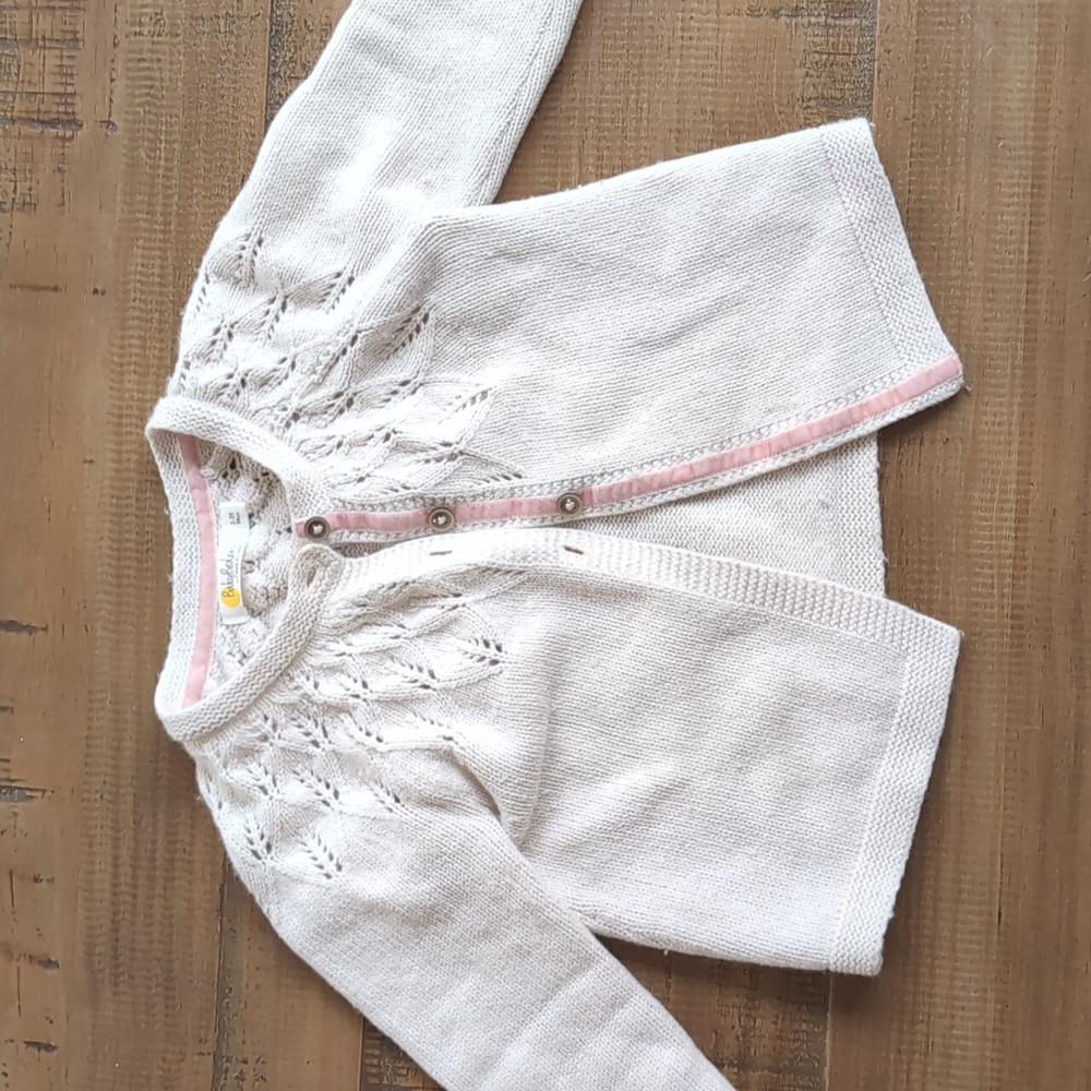 Baby Boden Cardigan Wool Blend Knit Button Up Toddler 2-3Y 2 3 Warm Winter